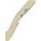 Ekena Millwork 5 3/8"H x 4"P x 6 3/4"F x 94 1/2"L Blackthorn Crown Moulding MLD05X04X07BL - alternate 4